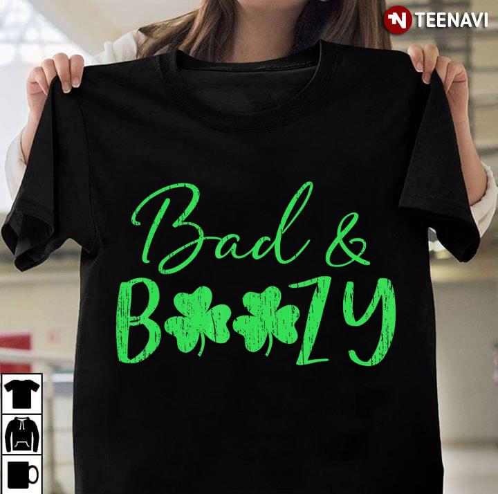 Funny Bad And Boozy Lucky Shamrock St Patrick Day 2020