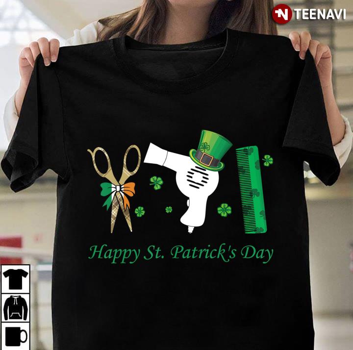Irish Hairdresser Hair Stylist Shamrock St Patrick's Day