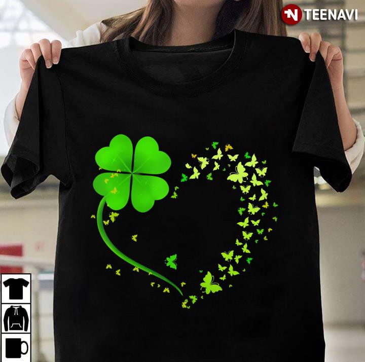 Irish Heart Shamrock Butterfly Happy St Patrick's Day Gifts