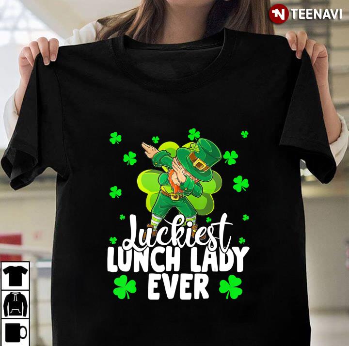 Irish Luckiest Lunch Lady Ever Leprechaun St Patrick's Day Gifts