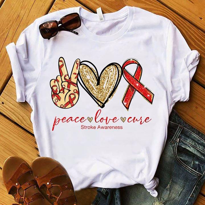 Peace Love Cure Stroke Awareness