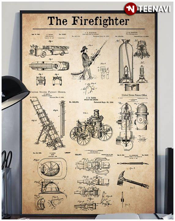The Firefighter Patent Art