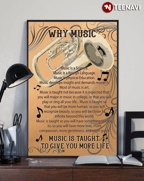 Tuba Music Teacher & Student Why Music Music Is Taught To Give You More Life
