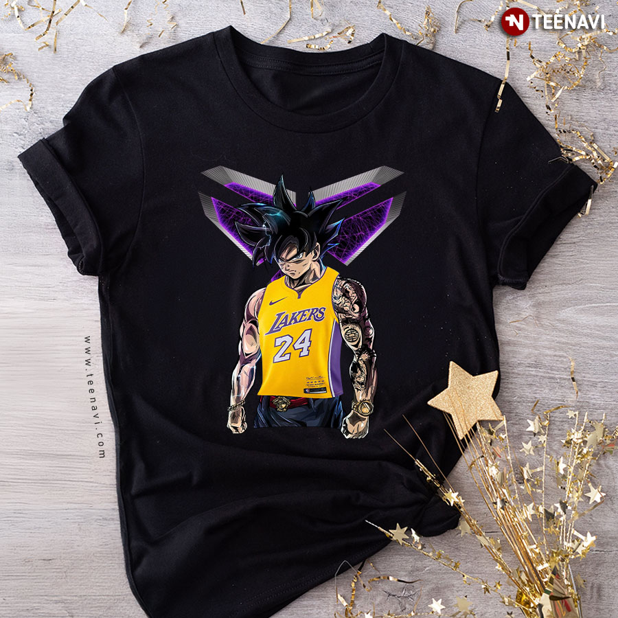 Son Goku As Kobe Bryant Los Angeles Lakers T-Shirt
