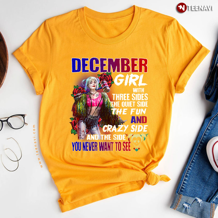 Harley Quinn December Girl With Three Sides The Quiet Side The Fun