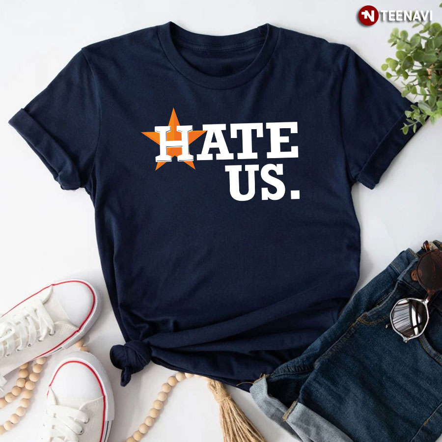Men's Navy Houston Astros Stars & Stripes T-Shirt