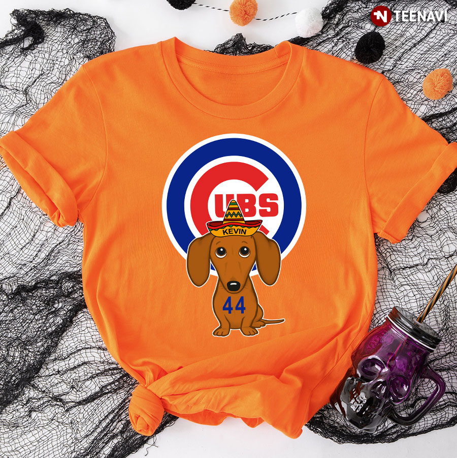 Chicago Cubs Kevin Rizzo Dachshund T-Shirt - TeeNavi
