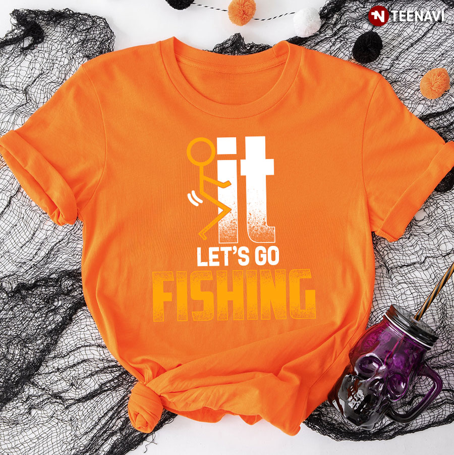 Let's Go Fishing Toddler T-Shirt - 12-18M T-Shirt / White