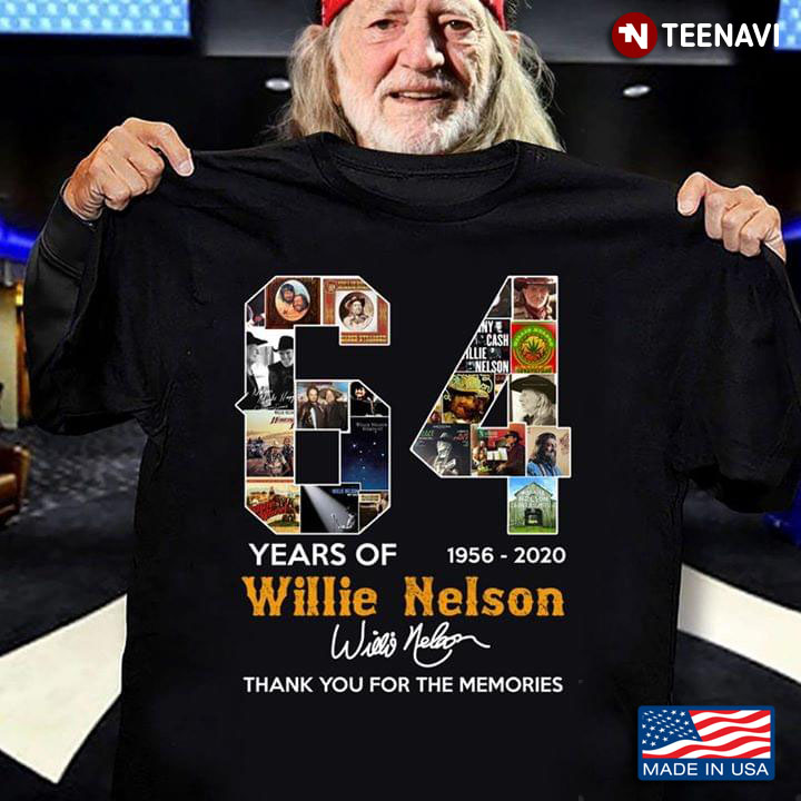64 Years Of Willie Nelson 1956-2020 Thank You For The Memories