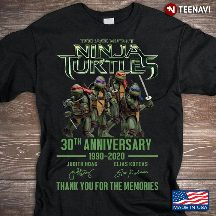 Teenage Mutant Ninja Turtles 30th Anniversary 1990-2020 Thank You For The Memories
