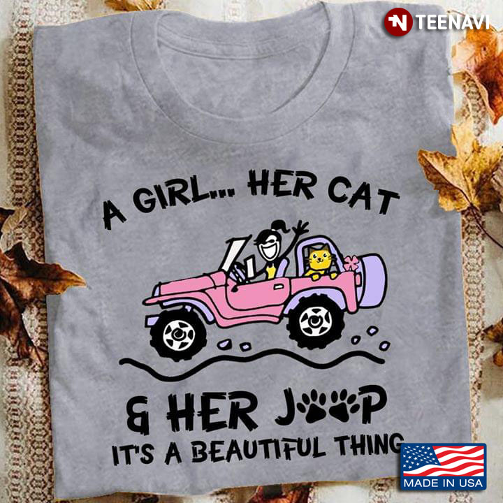 A Girl Her Cat And Her Jeep It's A Beautiful Thing