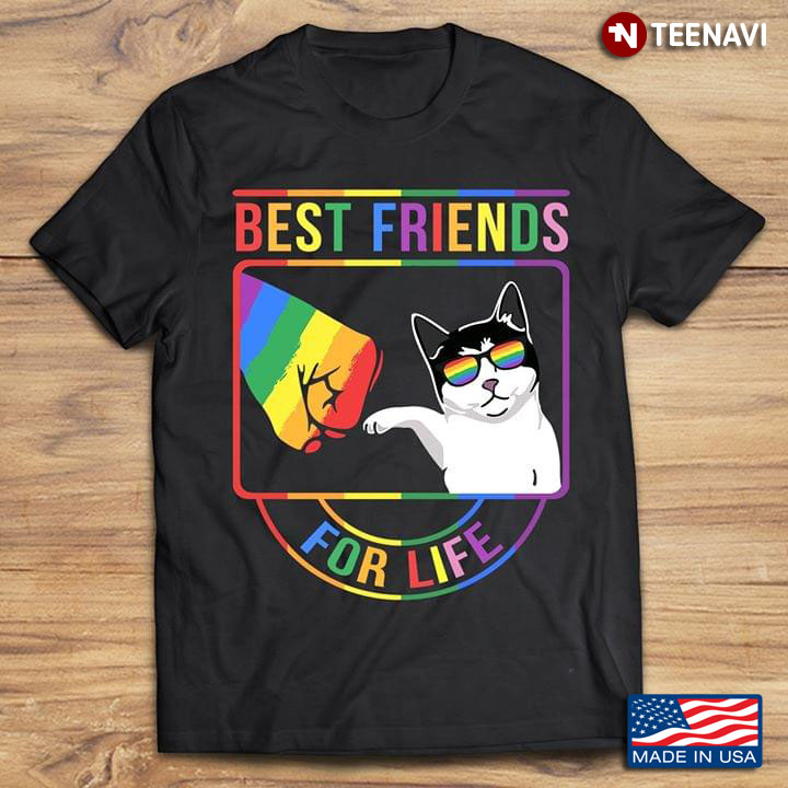 Best Friends For Life Cat LGBT
