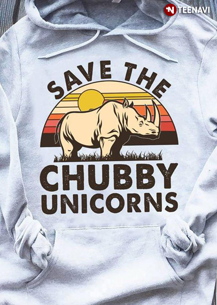 Save The Chubby Unicorns Rhino Vintage