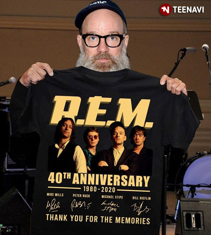 R.E.M. 40th Anniversary Thank You For The Memories