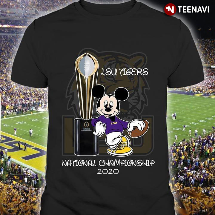 Disney Mickey Mouse LSU Tigers National Championship 2020