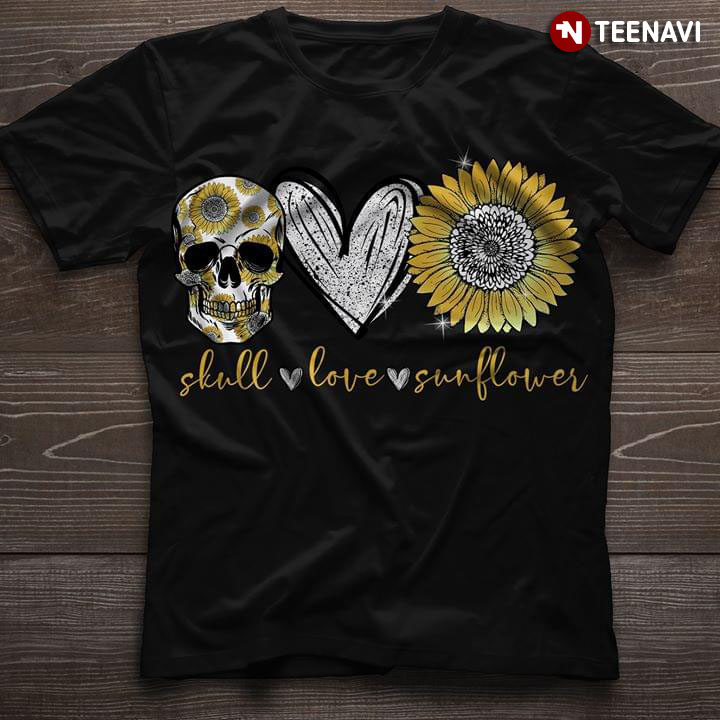 Skull Love Sunflower