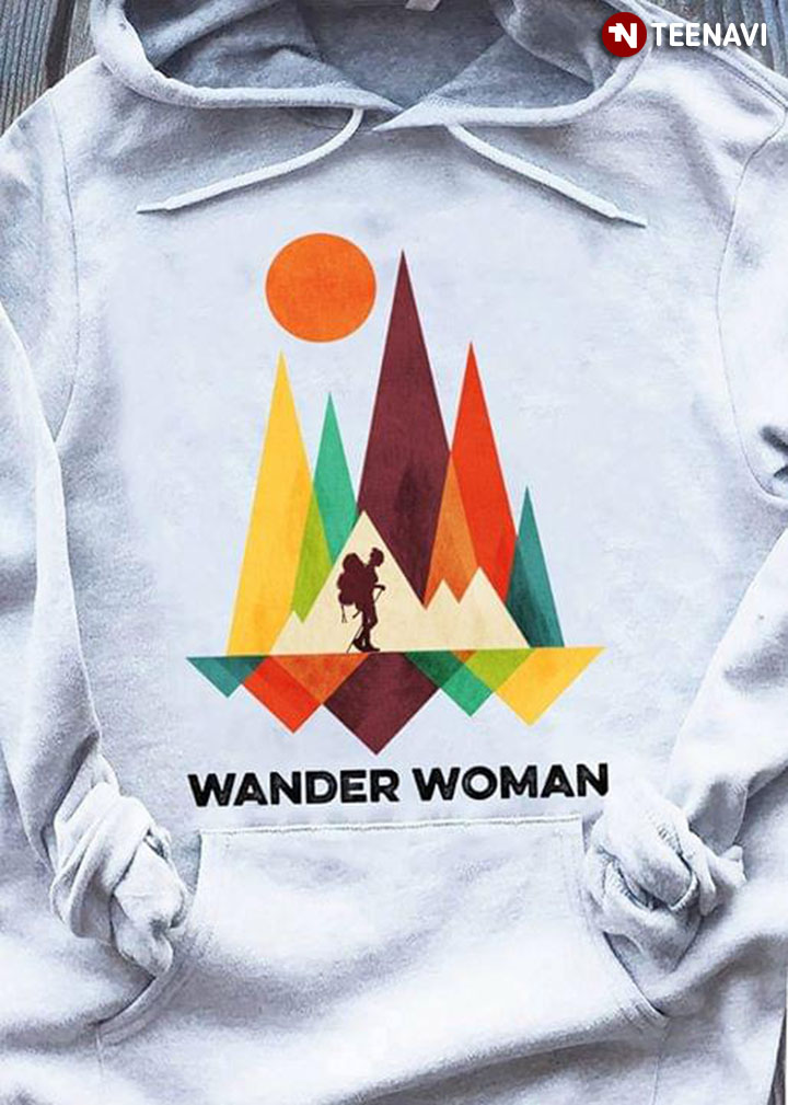 Wander Woman Geometric Mountain Hiking