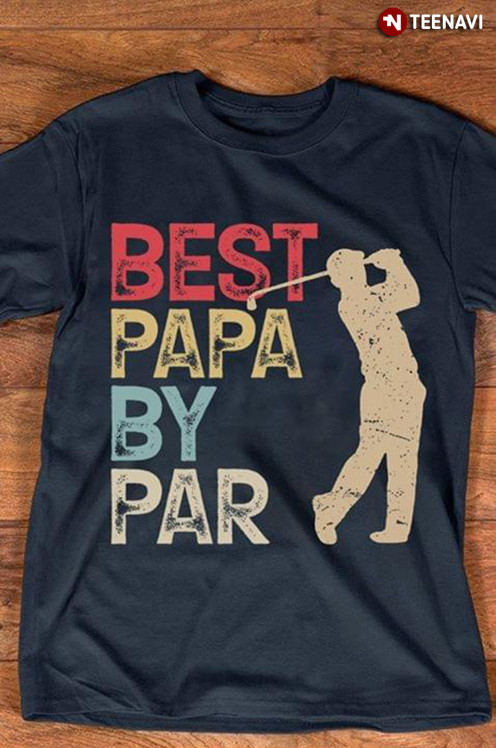 Golfing Best Papa By Par New Version