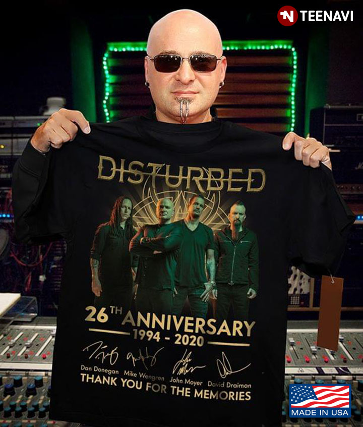 Disturbed 26th Anniversary 1994-2020 Thank You For The Memories