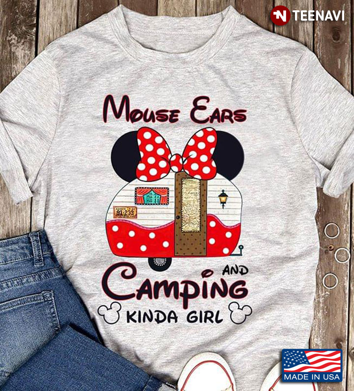 Disney Mickey Mouse Ears And Camping Kinda Girl