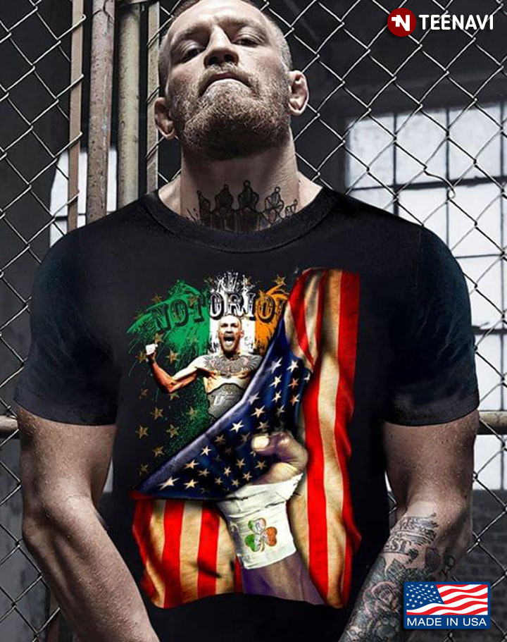 Conor McGregor Notorious Irish American Flag