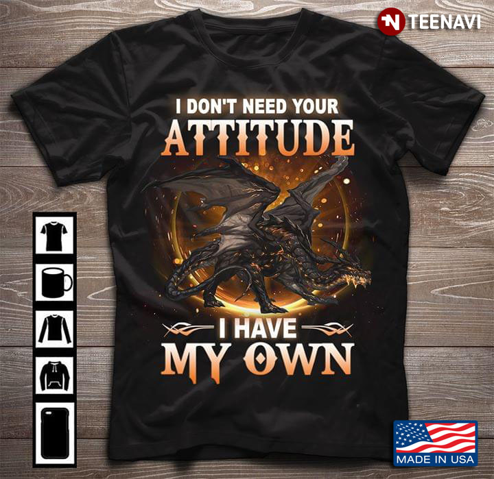 Dragon I Don't Need Your Attitude I Have My Own