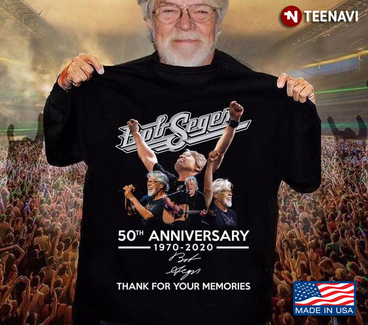 Bob Seger 50th Anniversary 1970-2020 Thank You For The Memories Signature