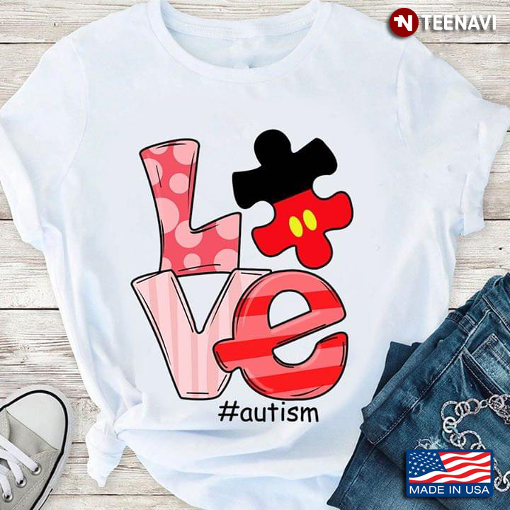 Love #Autism Mickey Mouse Disney