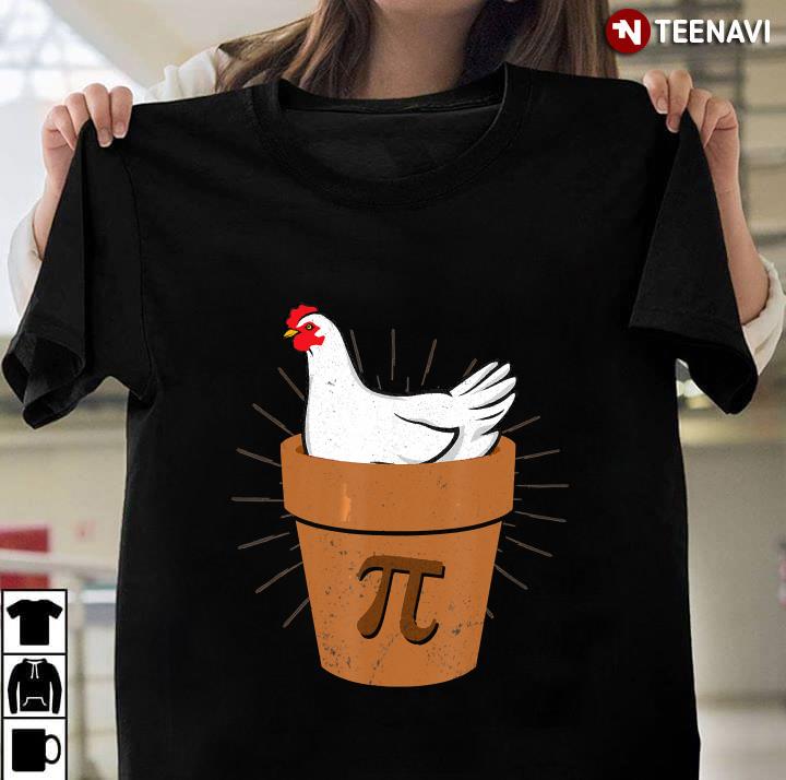 Funny Chicken Pot Pi Day Pie Math Lover Geek 3.14