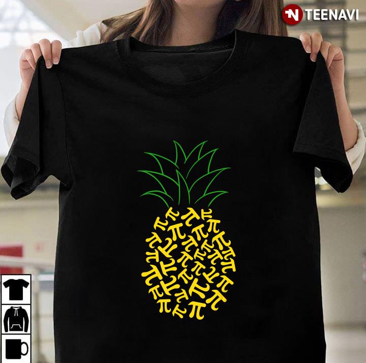 Pi Day Pineapple Math Teacher 3.14 Symbol Pie Geek Kids