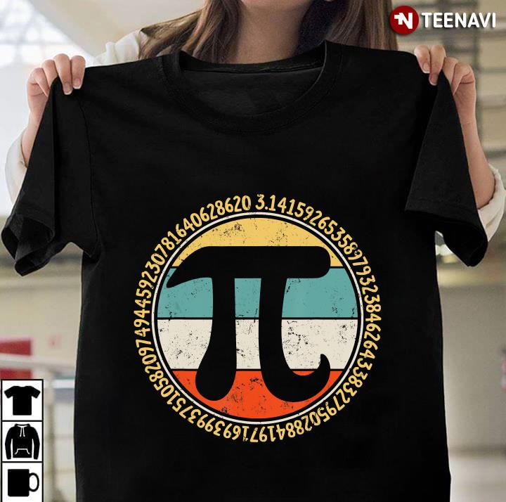 Pi Day Vintage Retro Math Teacher 3.14 Symbol Pie Geek Kids