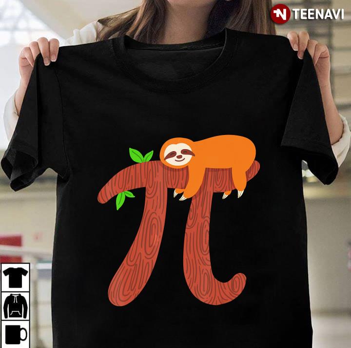 Pi Sloth Math Mathematician Teacher