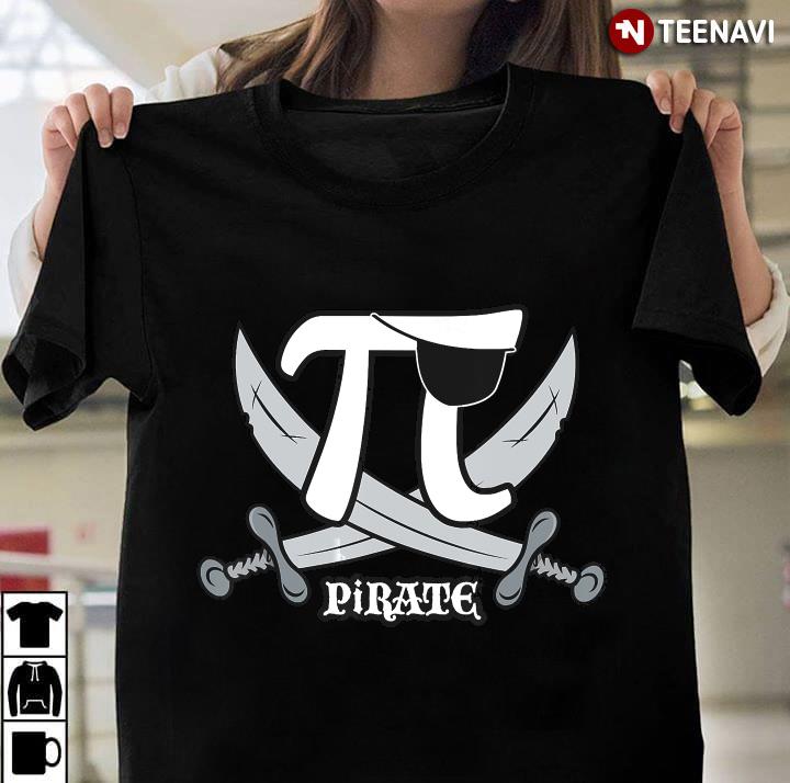 Pirate Funny Math Geek Jolly Roger For Pi Day
