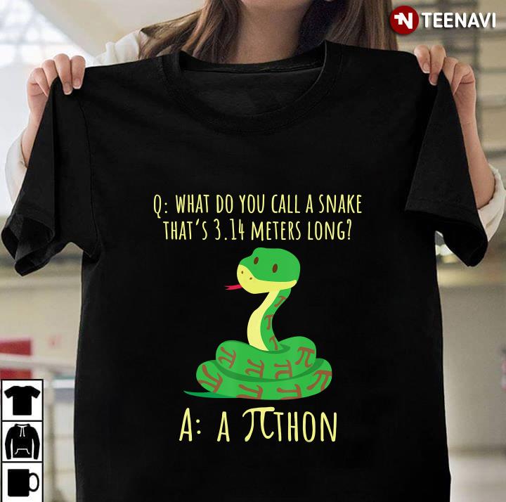 Python Pithon Pi Symbol Funny Math Teacher Pi Day