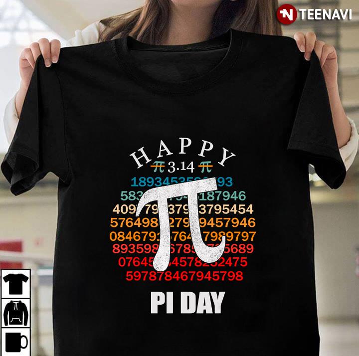Vintage Pi Day Math Teacher Funny Happy Pi Day