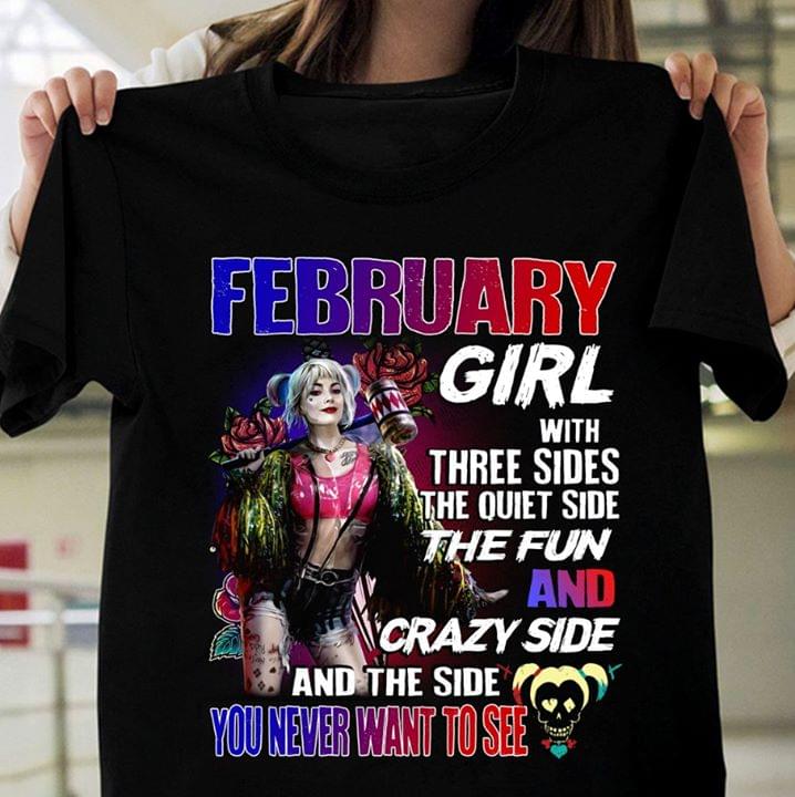 Harley Quinn February Girl With Three Sides The Quiet Side The Fun