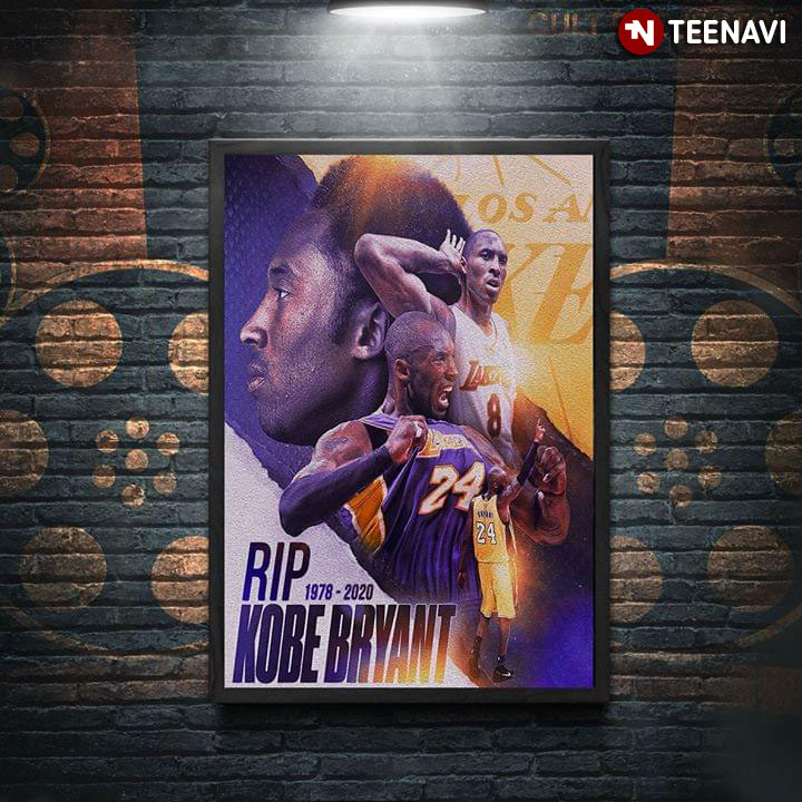 Rip Kobe Bryant Black Mamba 1978 - 2020 Thank You For The Memories Canvas  Poster - TeeNavi