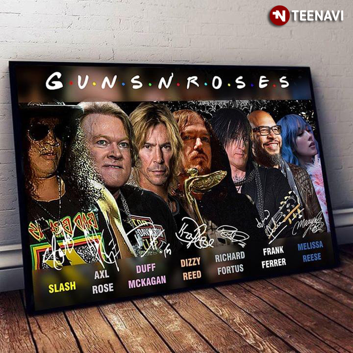 TV Series F.R.I.E.N.D.S Guns N' Roses With Autographs