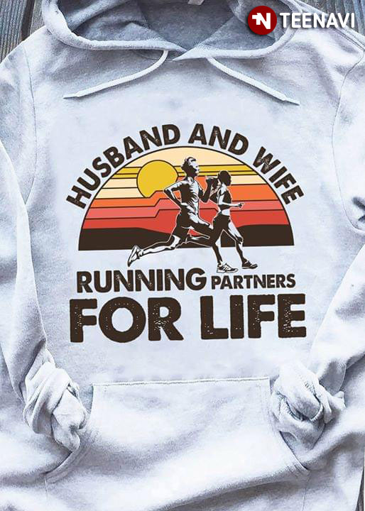 Vintage Husband And Wife Running Partners For Life