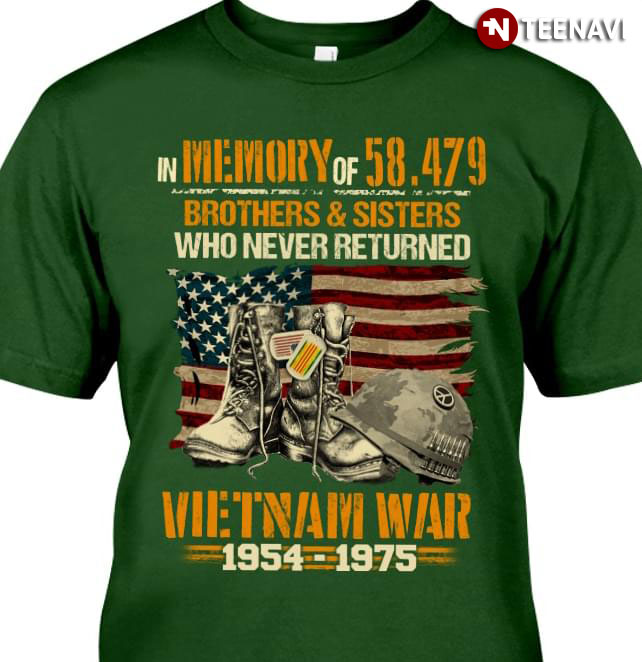 Military Uniform In Memory Of 58.479 Brothers And Sisters Who Never Returned Vietnam War 1954- 1975