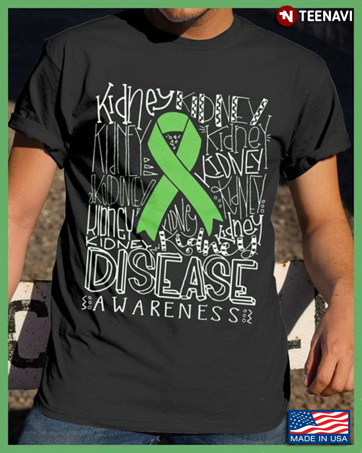 Original Green Ribbon Kidney Disease Awareness