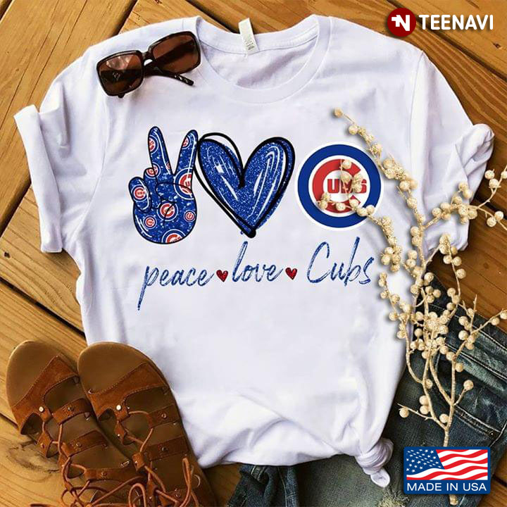 peace love cubs t shirt