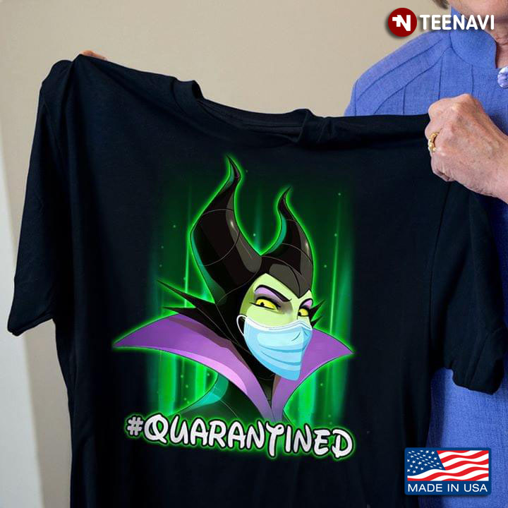 Maleficent With Face Mask #quarantined Coronavirus Pandemic