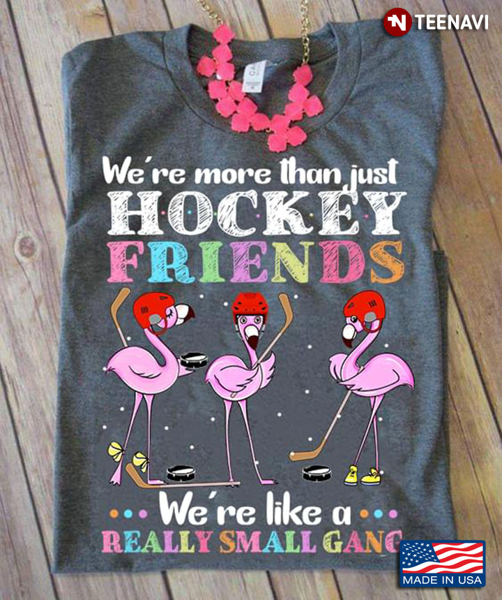 We're More Than Just Hockey Friends We're Like A Really Small Gang Flamingo (New Version)