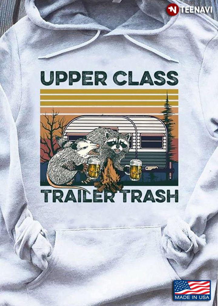 Camping Opossum Upper Class Trailer Trash