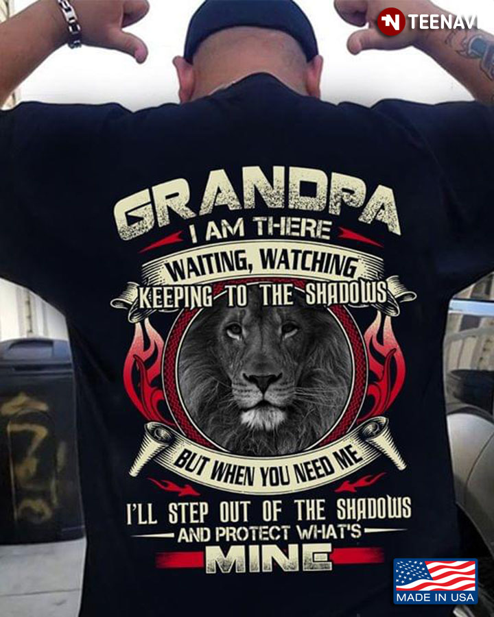 Lion Grandpa I Am There Waiting Watching Keeping To The Shadows But When You Need Me 2