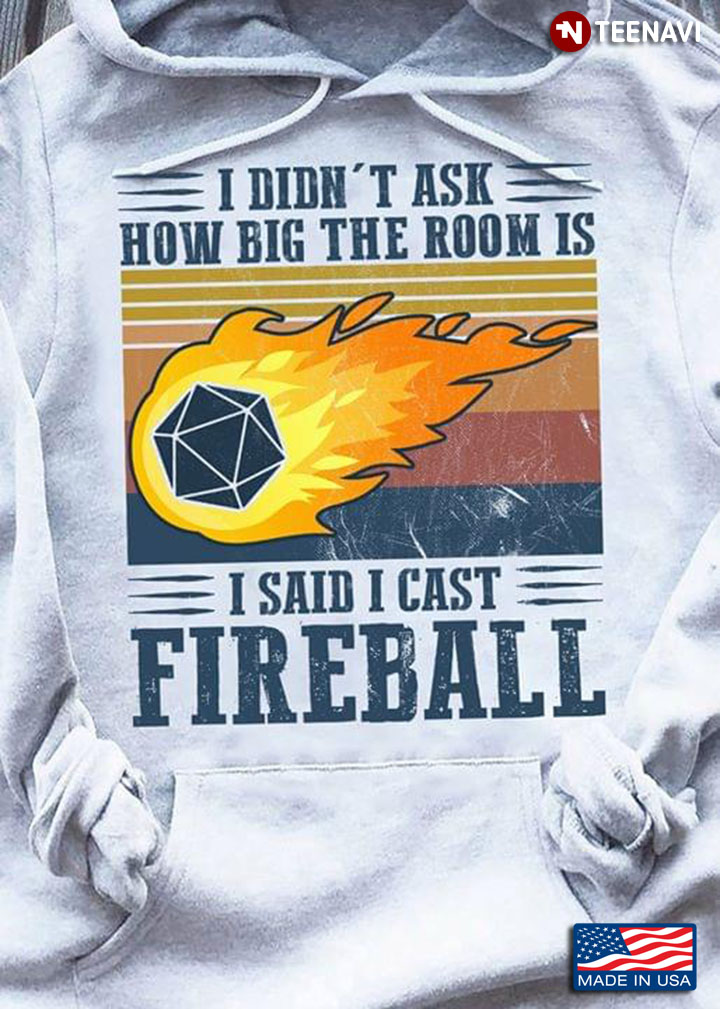 I Didn't Ask How Big The Room Is I Said I Cast Fireball