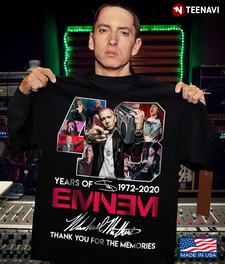 48 Years Of Eminem 1972-20202 Siganture Thank You For The Memories