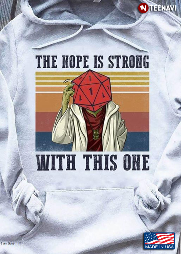 Yoda D20 Dice The Nope Is Strong With This One