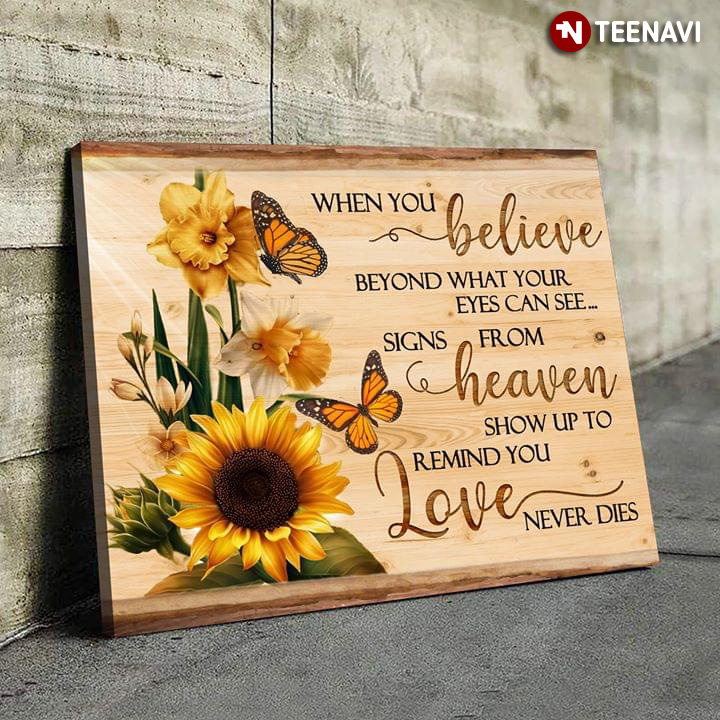 Yellow Butterflies & Yellow Flowers When You Believe Beyond What Your Eyes Can See